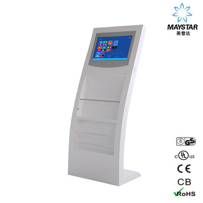 چین 1080P Full HD صفحه لمسی کیوسک تبلیغاتی، صفحه نمایش لمسی صفحه نمایش لمسی Kiosk پشتیبانی USB به روز رسانی تامین کننده
