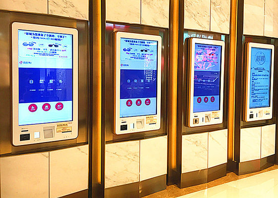 چین کیوسک اطلاعات دیجیتال سوپرمارکت، کیوسک 43 اینچ لمسی صفحه نمایش با پایانه POS تامین کننده