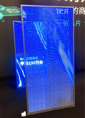 چین وزن کم نور LED شفاف نمایش آسان نصب نشانه های LED ایستاده تامین کننده