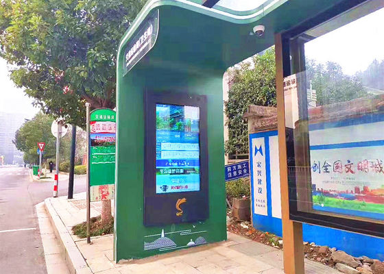 چین علامت های دیجیتال بزرگ در فضای باز نمایش 1920 * 1080 قطعنامه برای ایستگاه اتوبوس تبلیغات تامین کننده