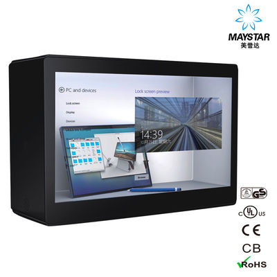 چین صفحه نمایش مانیتور شفاف سفارشی / صفحه نمایش لمسی شفاف LCD ایستاده تامین کننده