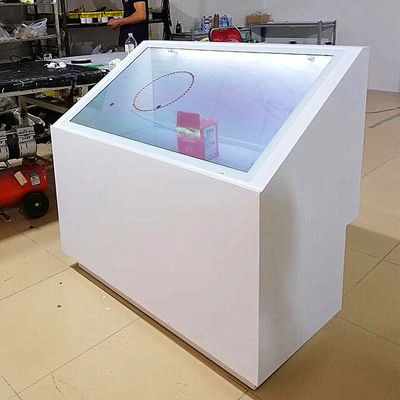 چین صفحه نمایش LCD شفاف شیشه ای برای فروشگاه اسباب بازی ، مرکز طراحی تامین کننده