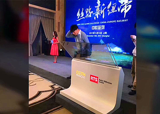 چین اندازه سفارشی راه حل نمایش شفاف OLED صفحه نمایش نصب آسان تامین کننده
