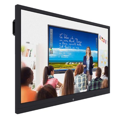 تخته سفید تعاملی چند لمسی 65 اینچ LCD 4K برای اتاق کنفرانس تامین کننده